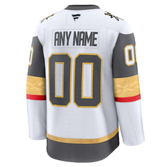 NHL Vegas Golden Knights Fanatics Away Premium Custom Jersey - White