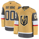 NHL Vegas Golden Knights Fanatics Home Premium Custom Jersey - Gold