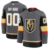 NHL Vegas Golden Knights Fanatics Alternate Premium Custom Jersey - Gray