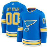 NHL St. Louis Blues Fanatics Alternate Premium Custom Jersey - Blue