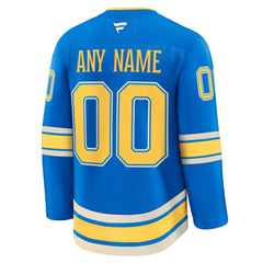 NHL St. Louis Blues Fanatics Alternate Premium Custom Jersey - Blue