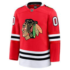 NHL Chicago Blackhawks Fanatics Home Premium Custom Jersey - Red