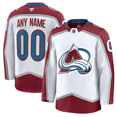 NHL Colorado Avalanche Fanatics Away Premium Custom Jersey - White