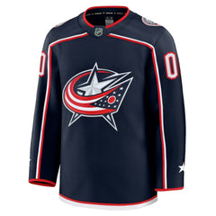 NHL Columbus Blue Jackets Fanatics Home Premium Custom Jersey - Navy