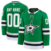 NHL,Custom Dallas Stars Fanatics Home Premium Custom Jersey - Kelly Green
