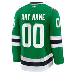 NHL Dallas Stars Fanatics Home Premium Custom Jersey - Kelly Green