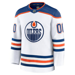 NHL Edmonton Oilers Fanatics Away Premium Custom Jersey - White