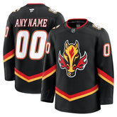 NHL Calgary Flames Fanatics Alternate Premium Custom Jersey - Black