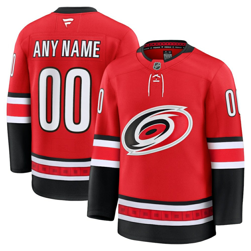NHL Carolina Hurricanes Fanatics Alternate Premium Custom Jersey - Red