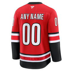 NHL Carolina Hurricanes Fanatics Alternate Premium Custom Jersey - Red
