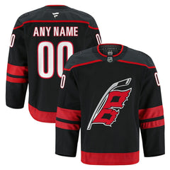 NHL Carolina Hurricanes Fanatics Home Authentic Pro Custom Jersey - Black