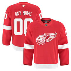 NHL Detroit Red Wings Fanatics Home Authentic Pro Custom Jersey - Red