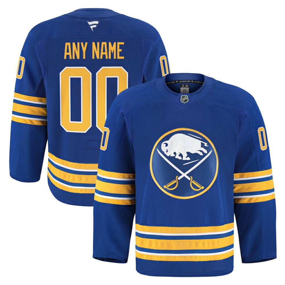NHL Buffalo Sabres Fanatics Home Authentic Pro Custom Jersey - Royal