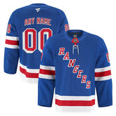 NHL,Custom New York Rangers Fanatics Home Authentic Pro Custom Jersey - Royal