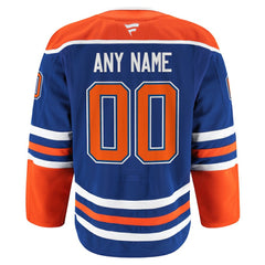 NHL Edmonton Oilers Fanatics Home Authentic Pro Custom Jersey - Royal
