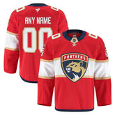 NHL,Custom Florida Panthers Fanatics Home Authentic Pro Custom Jersey - Red