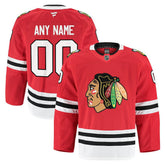 NHL Chicago Blackhawks Fanatics Home Authentic Pro Custom Jersey - Red