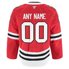 NHL Chicago Blackhawks Fanatics Home Authentic Pro Custom Jersey - Red