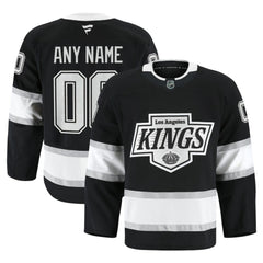 NHL,Custom Los Angeles Kings Fanatics Home Authentic Pro Custom Jersey - Black