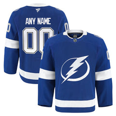 NHL Tampa Bay Lightning Fanatics Home Authentic Pro Custom Jersey - Blue