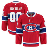 NHL Montreal Canadiens Fanatics Home Authentic Pro Custom Jersey - Red