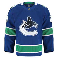 NHL,Custom Vancouver Canucks Fanatics Home Authentic Pro Custom Jersey - Blue