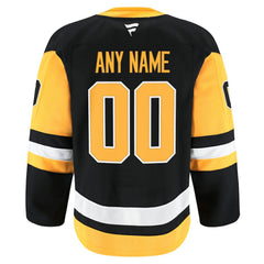 NHL Pittsburgh Penguins Fanatics Home Authentic Pro Custom Jersey - Black
