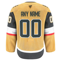 NHL Vegas Golden Knights Fanatics Home Authentic Pro Custom Jersey - Gold