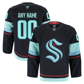NHL Seattle Kraken Fanatics Home Authentic Pro Custom Jersey - Navy