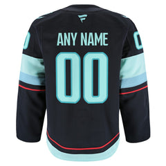 NHL Seattle Kraken Fanatics Home Authentic Pro Custom Jersey - Navy
