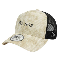 AC Milan New Era Corduroy Trucker Adjustable Hat Tan