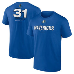 Klay Thompson Dallas Mavericks Behind The Back Name & Number T-Shirt - Blue