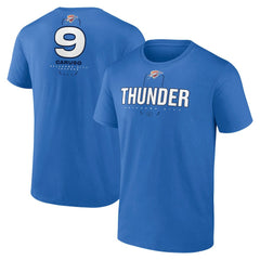 Alex Caruso Oklahoma City Thunder Behind The Back Name & Number T-Shirt - Blue