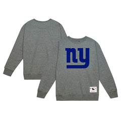 New York Giants Basic Fleece Pullover Sweatshirt Heather Gray