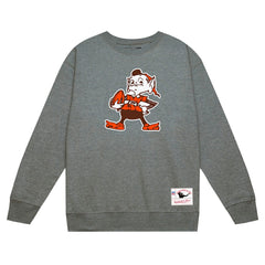 Cleveland Browns Basic Fleece Pullover Sweatshirt Heather Gray