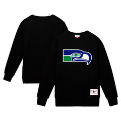Seattle Seahawks Basic Fleece Pullover Sweatshirt Black