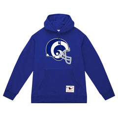 Los Angeles Rams Helmet Logo Vintage Pullover Hoodie Royal