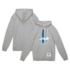 Detroit Lions Vintage Pullover Hoodie Heather Gray