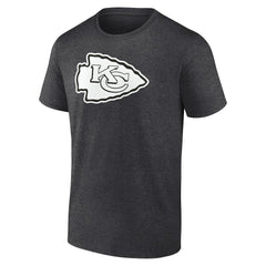 Kansas City Chiefs Personalized Name & Number Monochrome T-Shirt Charcoal