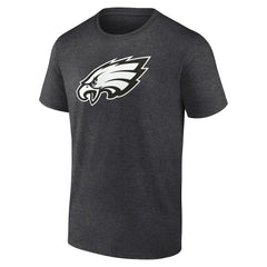 Philadelphia Eagles Personalized Name & Number Monochrome T-Shirt Charcoal
