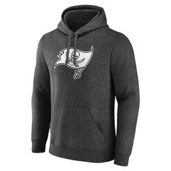 Tampa Bay Buccaneers Personalized Name & Number Monochrome Pullover Hoodie Charcoal
