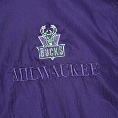 Milwaukee Bucks Unisex Hardwood Classics Team OG 3.0 Anorak Half-Zip Windbreaker Jacket Purple