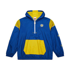 Golden State Warriors Unisex Hardwood Classics Team OG 3.0 Anorak Half-Zip Windbreaker Jacket Royal