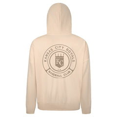 Kansas City Royals Levelwear Contact Oversized Pullover Hoodie - Khaki Hoodies