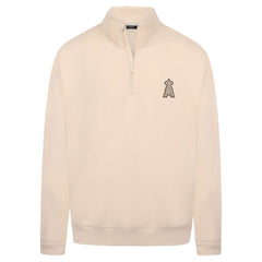 Los Angeles Angels Levelwear Murray Quarter-Zip Sweatshirt - Khaki Sweatshirts