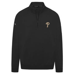 Philadelphia Phillies Levelwear Murray Quarter-Zip Sweatshirt - Black Sweatshirts