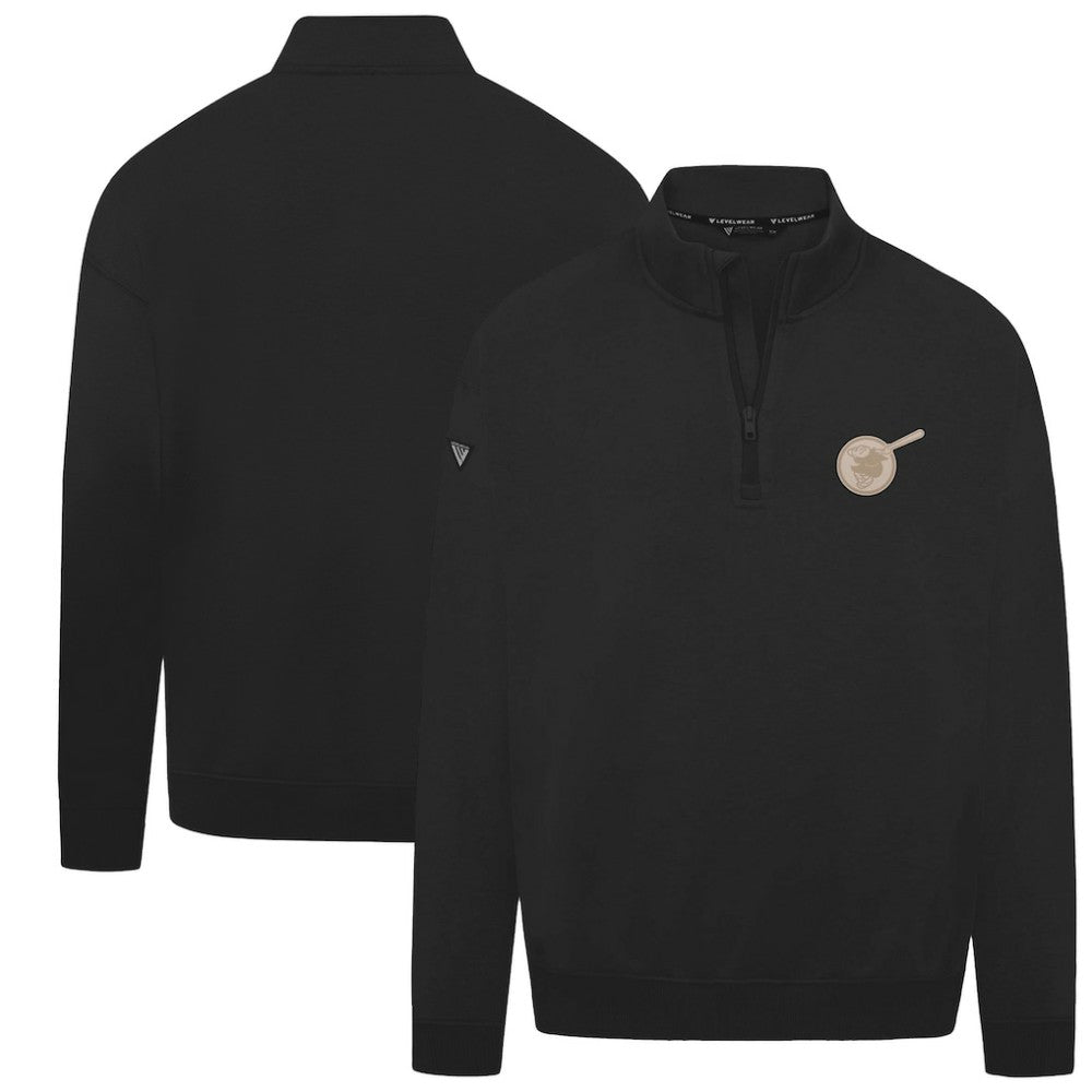 San Diego Padres Levelwear Murray Quarter-Zip Sweatshirt - Black Sweatshirts