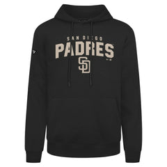San Diego Padres Levelwear Podium Team Arch Pullover Hoodie - Black Hoodies