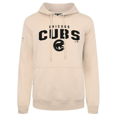 Chicago Cubs Levelwear Podium Team Arch Pullover Hoodie - Khaki Hoodies