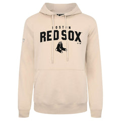 Boston Red Sox Levelwear Podium Team Arch Pullover Hoodie - Khaki Hoodies